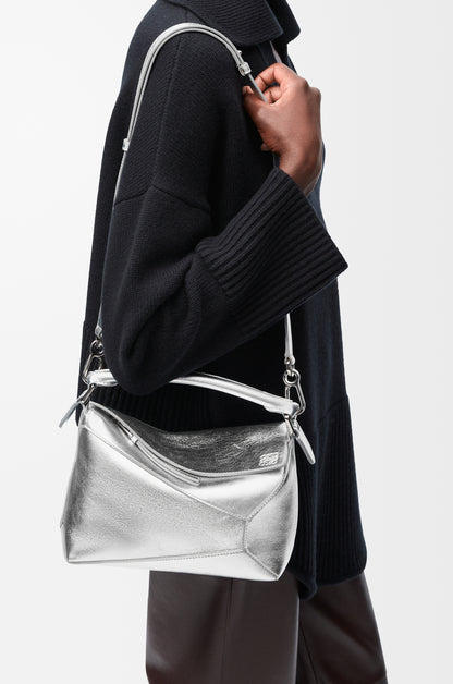 Loewe Small Puzzle Edge bag in laminated lambskin