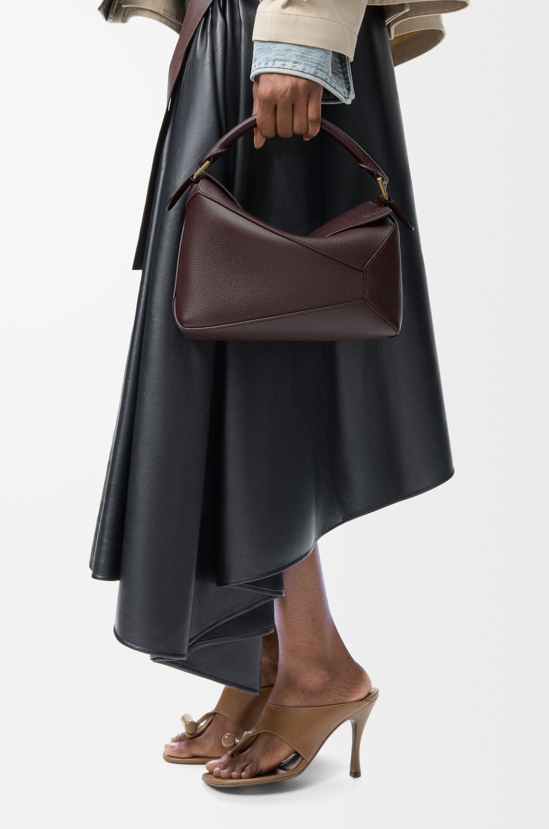 Loewe Small Puzzle Edge bag in soft grained calfskin