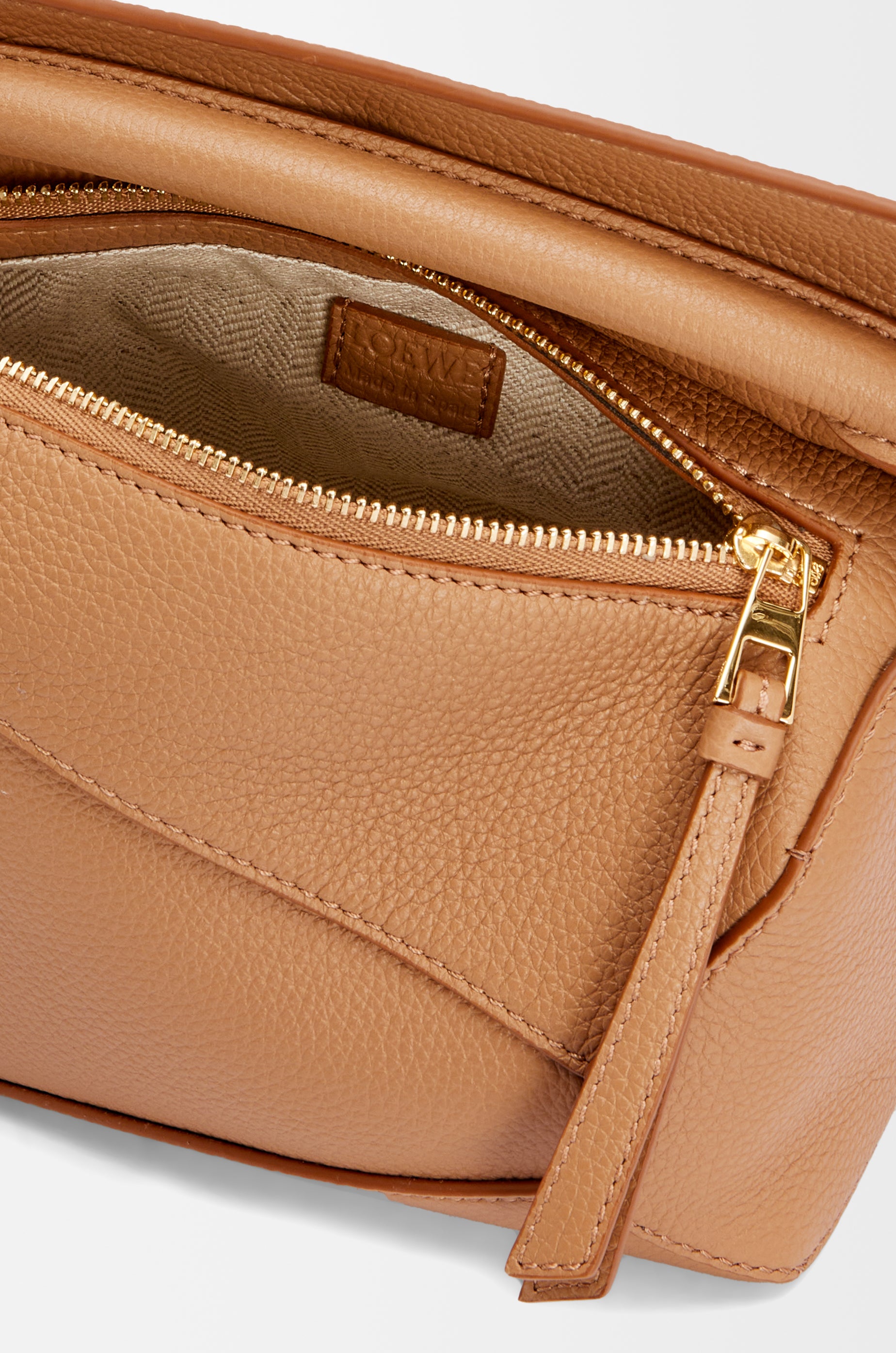 Loewe Mini Puzzle Edge bag in soft grained calfskin