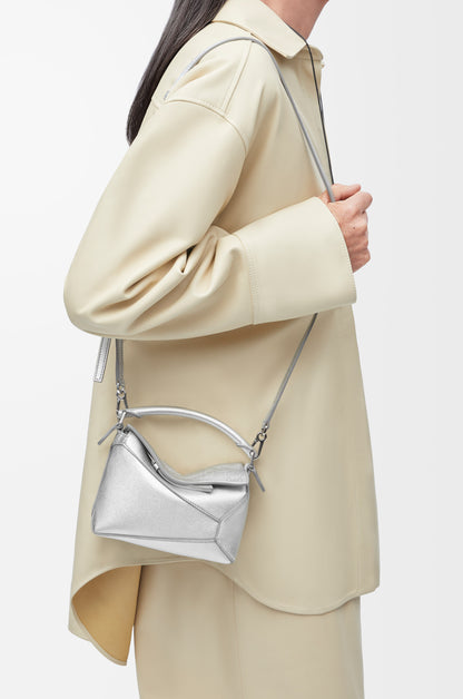 Loewe Mini Puzzle Edge bag in laminated lambskin