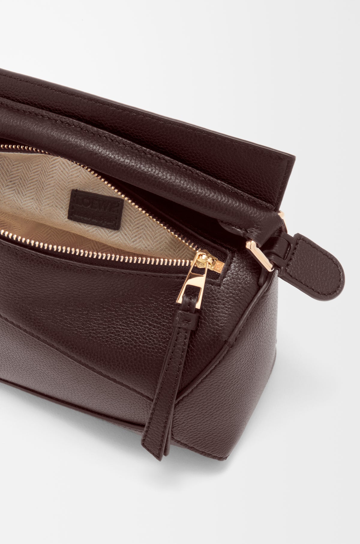 Loewe Mini Puzzle Edge bag in soft grained calfskin