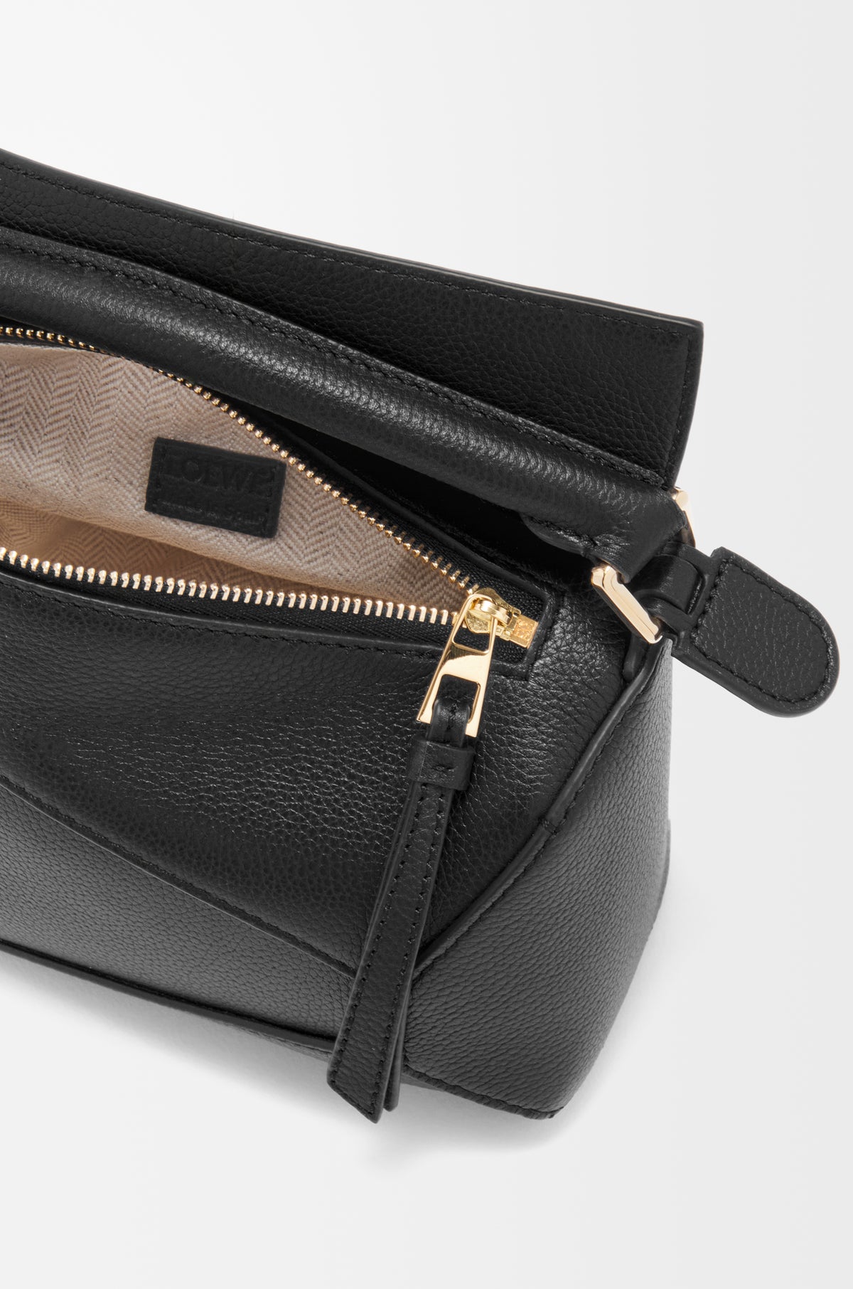 Loewe Mini Puzzle Edge bag in soft grained calfskin