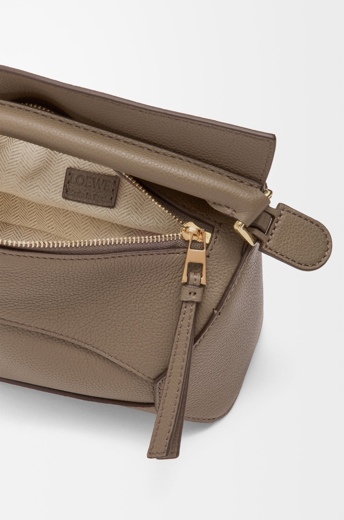 Loewe Mini Puzzle Edge bag in soft grained calfskin
