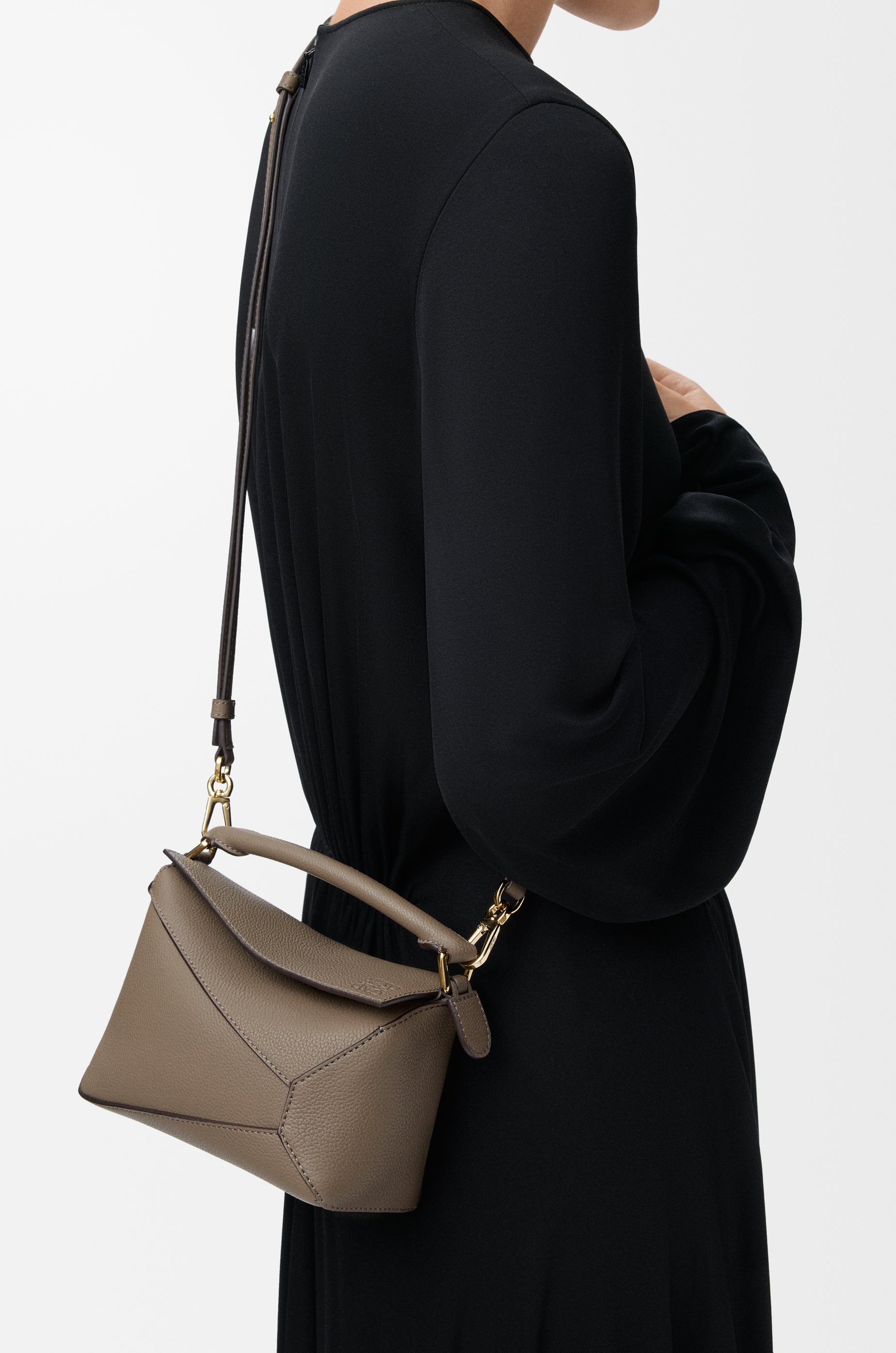 Loewe Mini Puzzle Edge bag in soft grained calfskin
