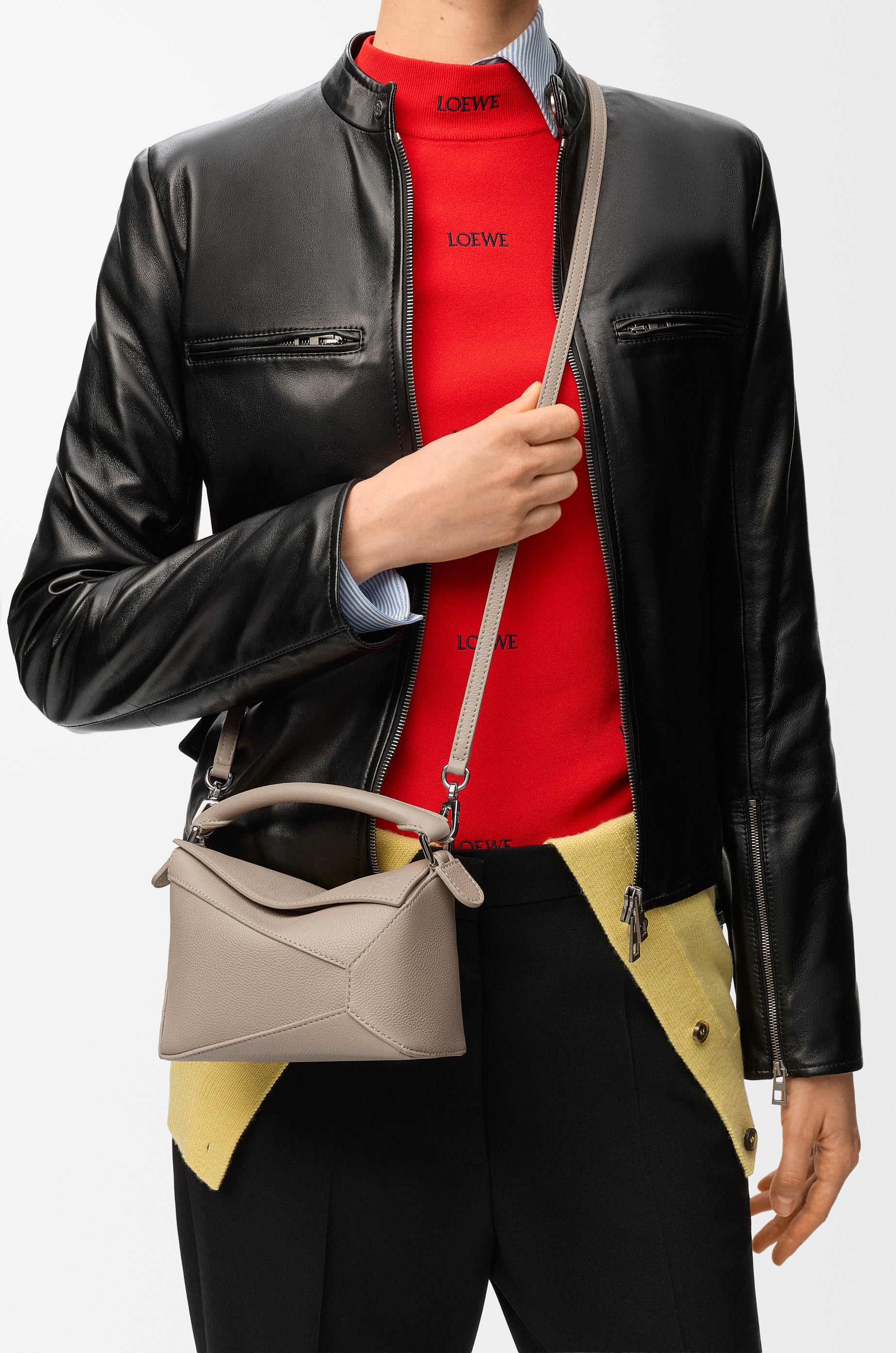 Loewe Mini Puzzle Edge bag in soft grained calfskin