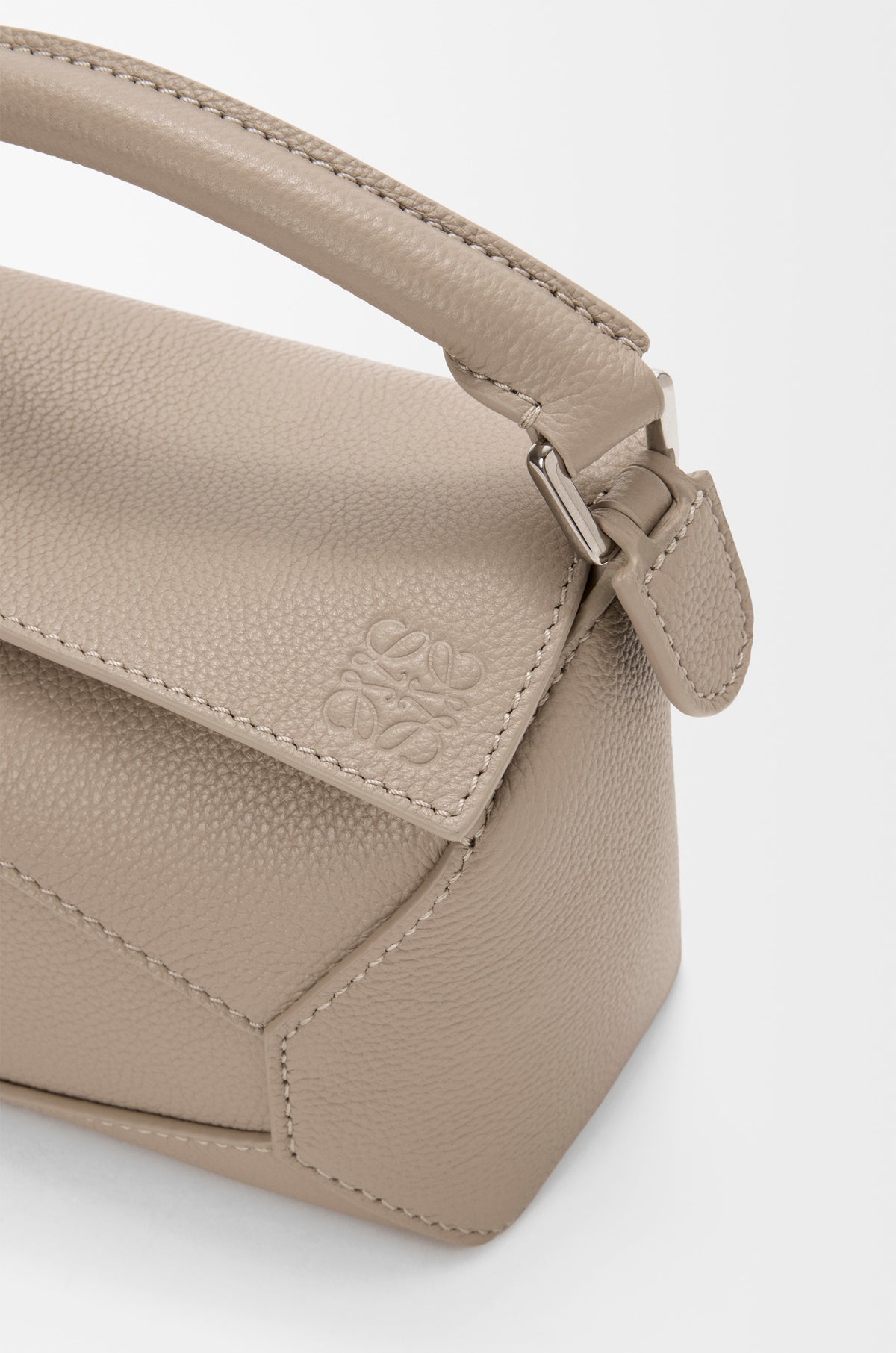 Loewe Mini Puzzle Edge bag in soft grained calfskin