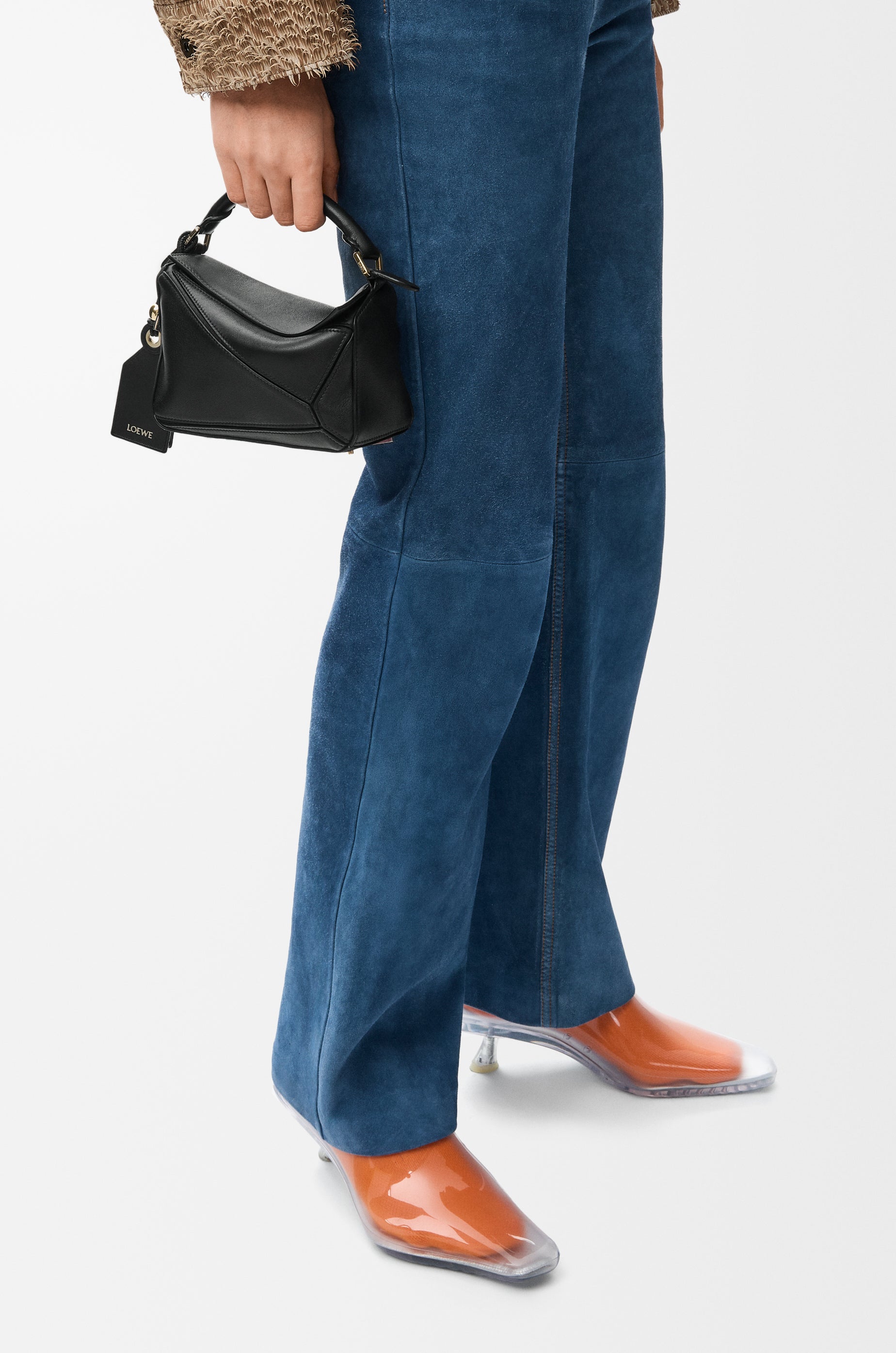 Loewe Mini Featherlight Puzzle bag in nappa lambskin