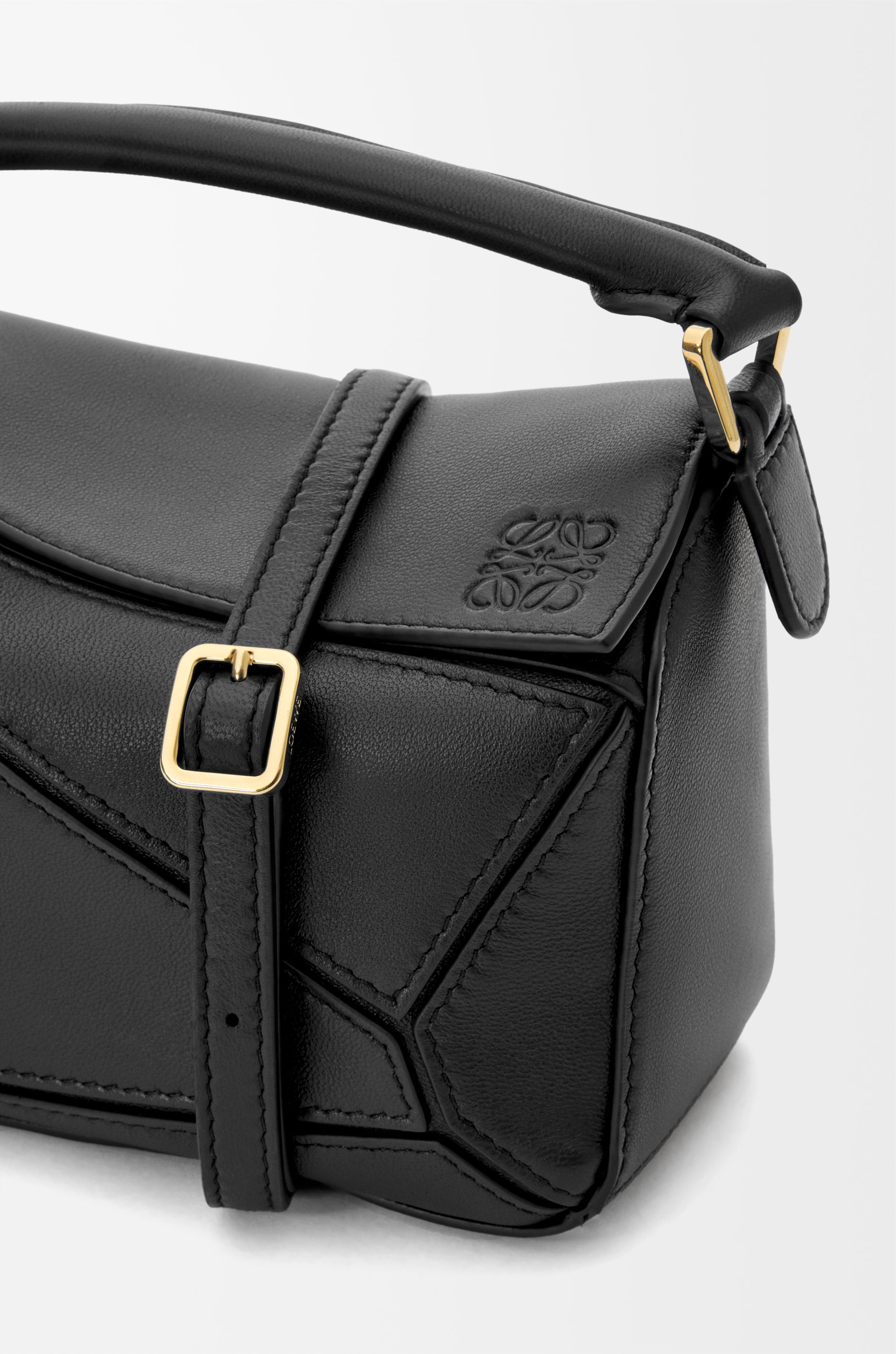 Loewe Mini Featherlight Puzzle bag in nappa lambskin