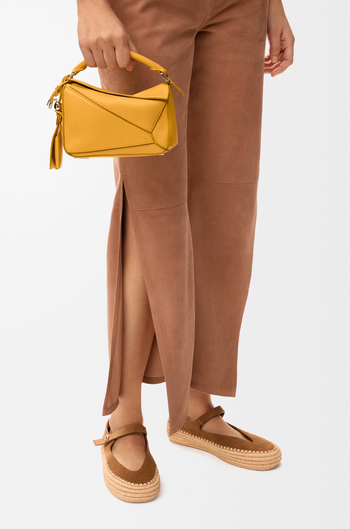 Loewe Mini Featherlight Puzzle bag in nappa lambskin