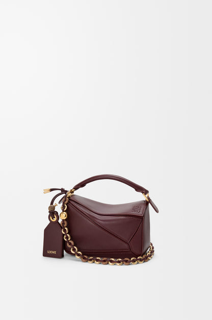 Loewe Mini Featherlight Puzzle bag in mellow nappa lambskin