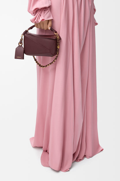 Loewe Mini Featherlight Puzzle bag in mellow nappa lambskin