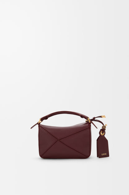 Loewe Mini Featherlight Puzzle bag in mellow nappa lambskin