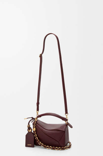 Loewe Mini Featherlight Puzzle bag in mellow nappa lambskin
