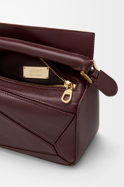 Loewe Mini Featherlight Puzzle bag in mellow nappa lambskin