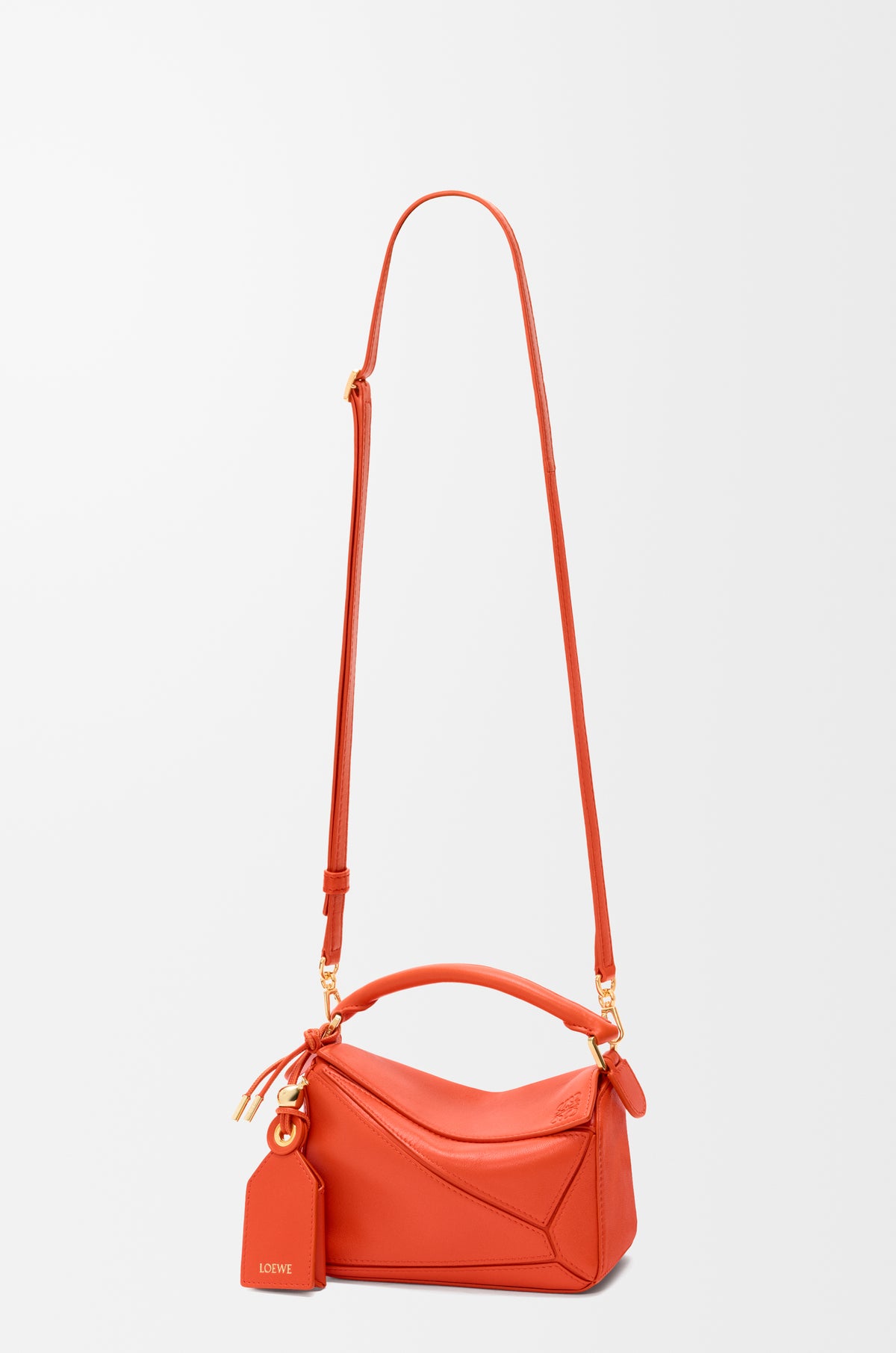 Loewe Mini Featherlight Puzzle bag in nappa lambskin