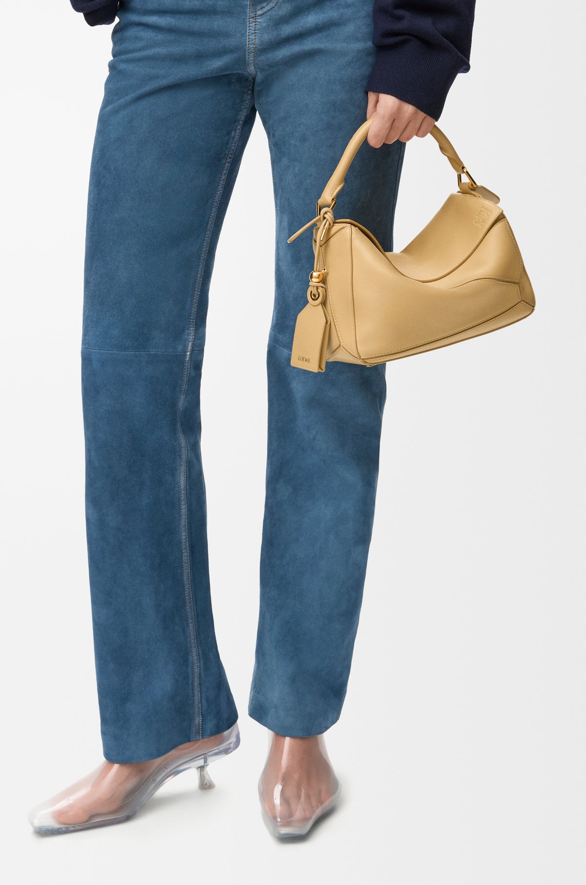 Loewe Small Featherlight Puzzle bag in nappa lambskin