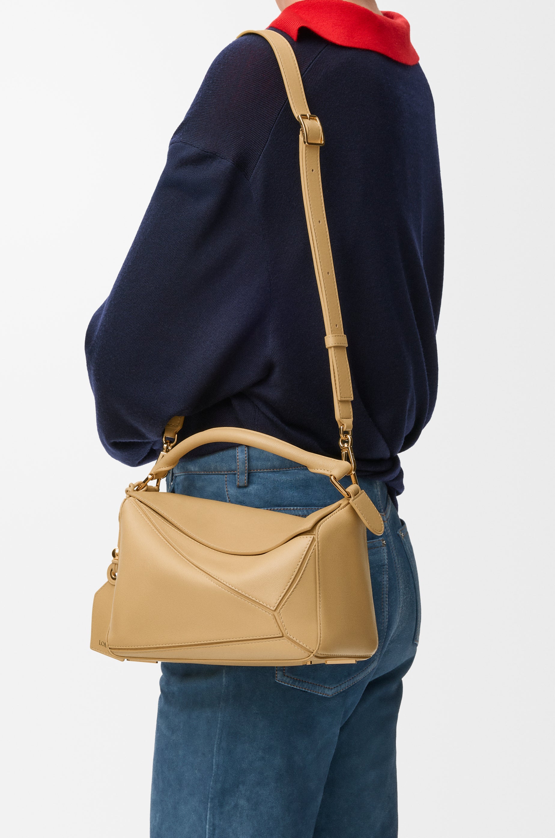 Loewe Small Featherlight Puzzle bag in nappa lambskin