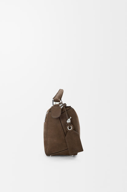 Loewe Small Featherlight Puzzle bag in grained nubuck