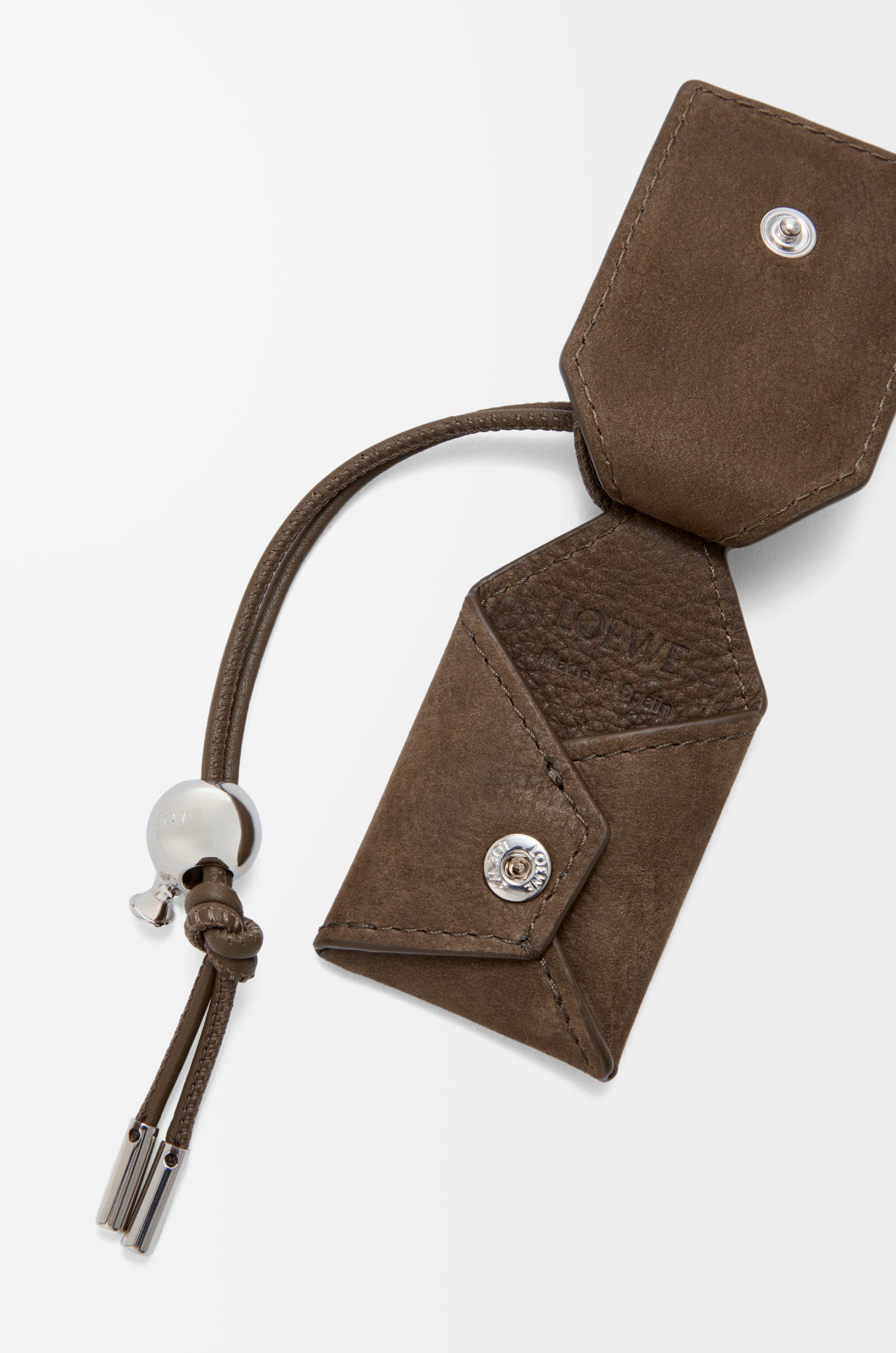Loewe Small Featherlight Puzzle bag in grained nubuck