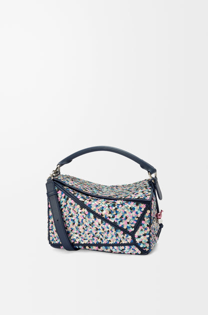Loewe Puzzle 10 Confetti bag in classic calfskin