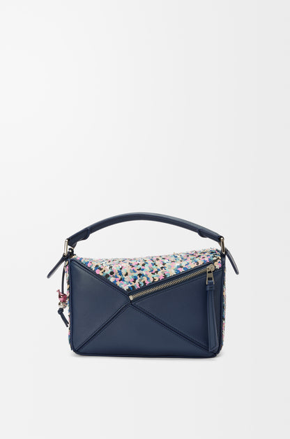 Loewe Puzzle 10 Confetti bag in classic calfskin