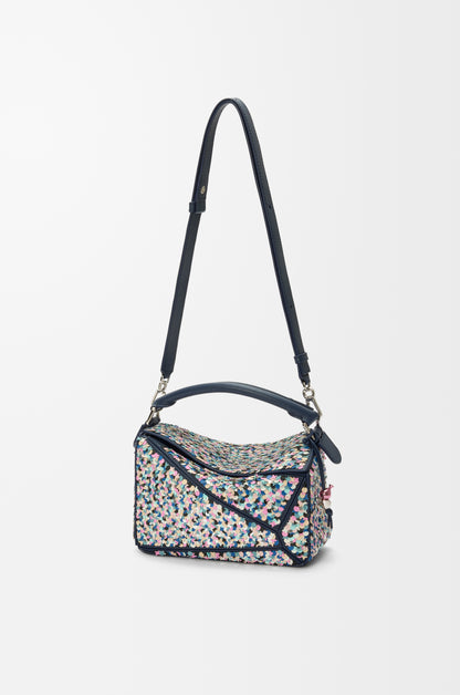Loewe Puzzle 10 Confetti bag in classic calfskin