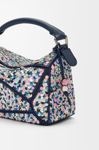 Loewe Puzzle 10 Confetti bag in classic calfskin