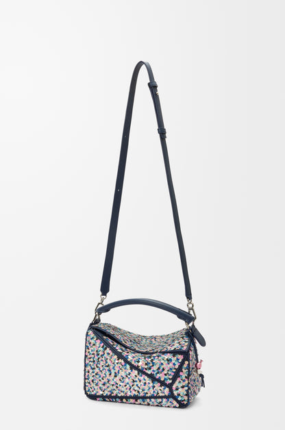 Loewe Puzzle 10 Confetti bag in classic calfskin