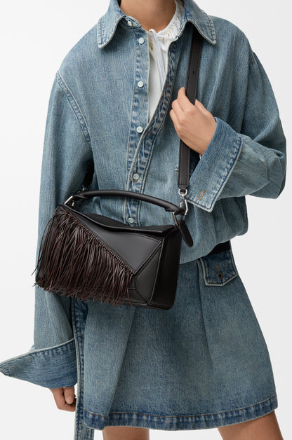 Loewe Fringe small Puzzle bag in classic calfskin