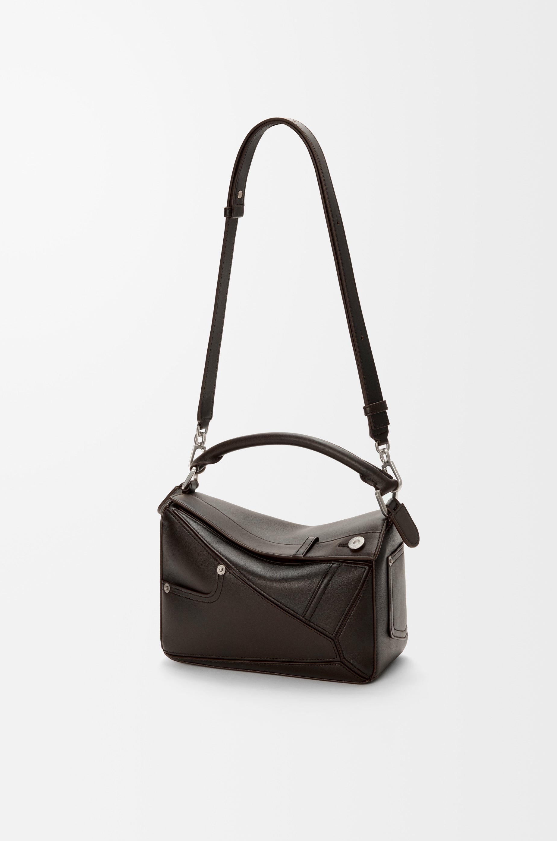 Loewe Panta small Puzzle bag in shiny calfskin