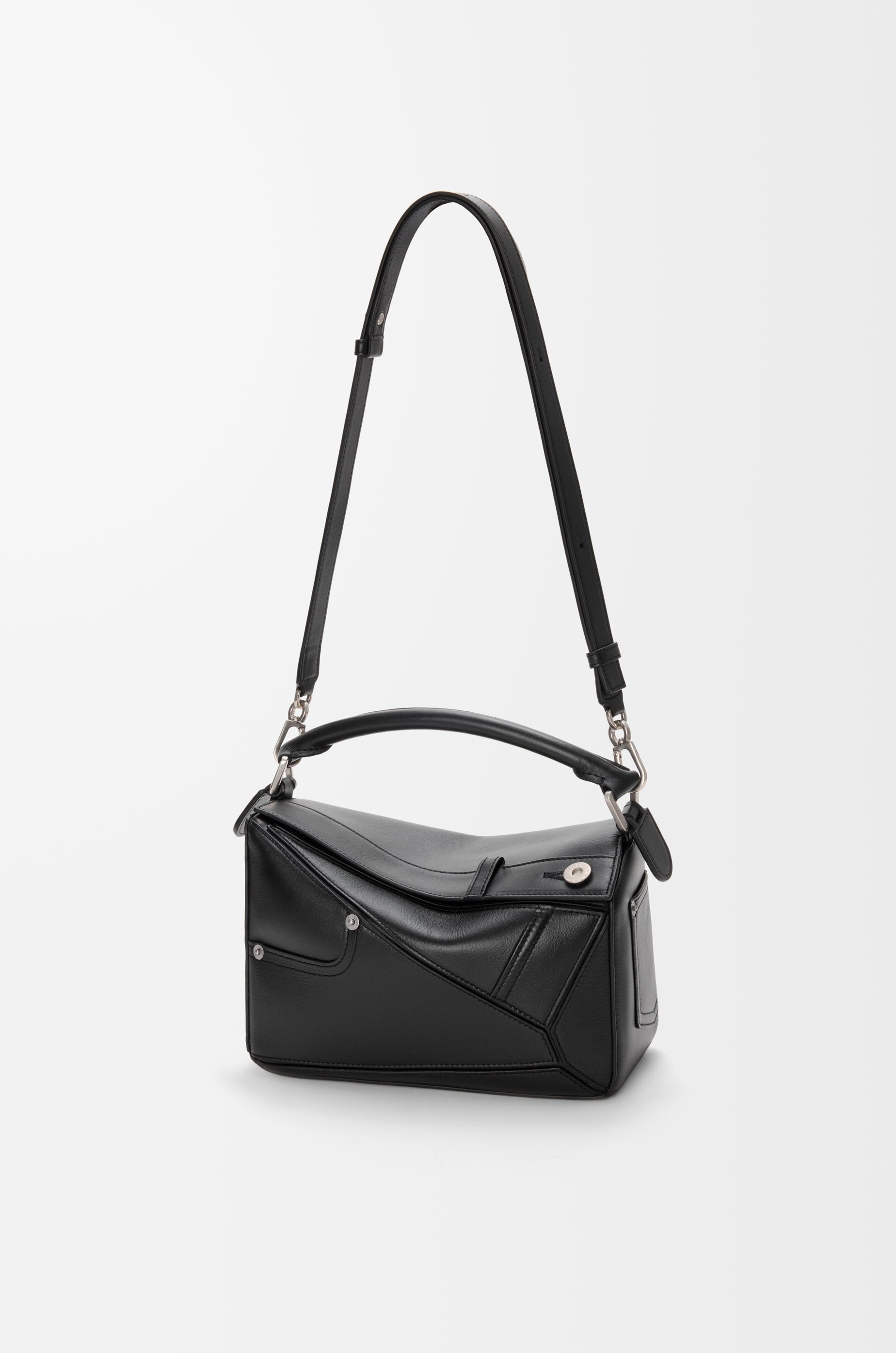 Loewe Panta small Puzzle bag in shiny calfskin