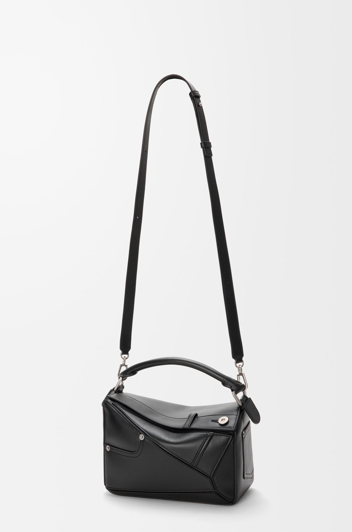 Loewe Panta small Puzzle bag in shiny calfskin