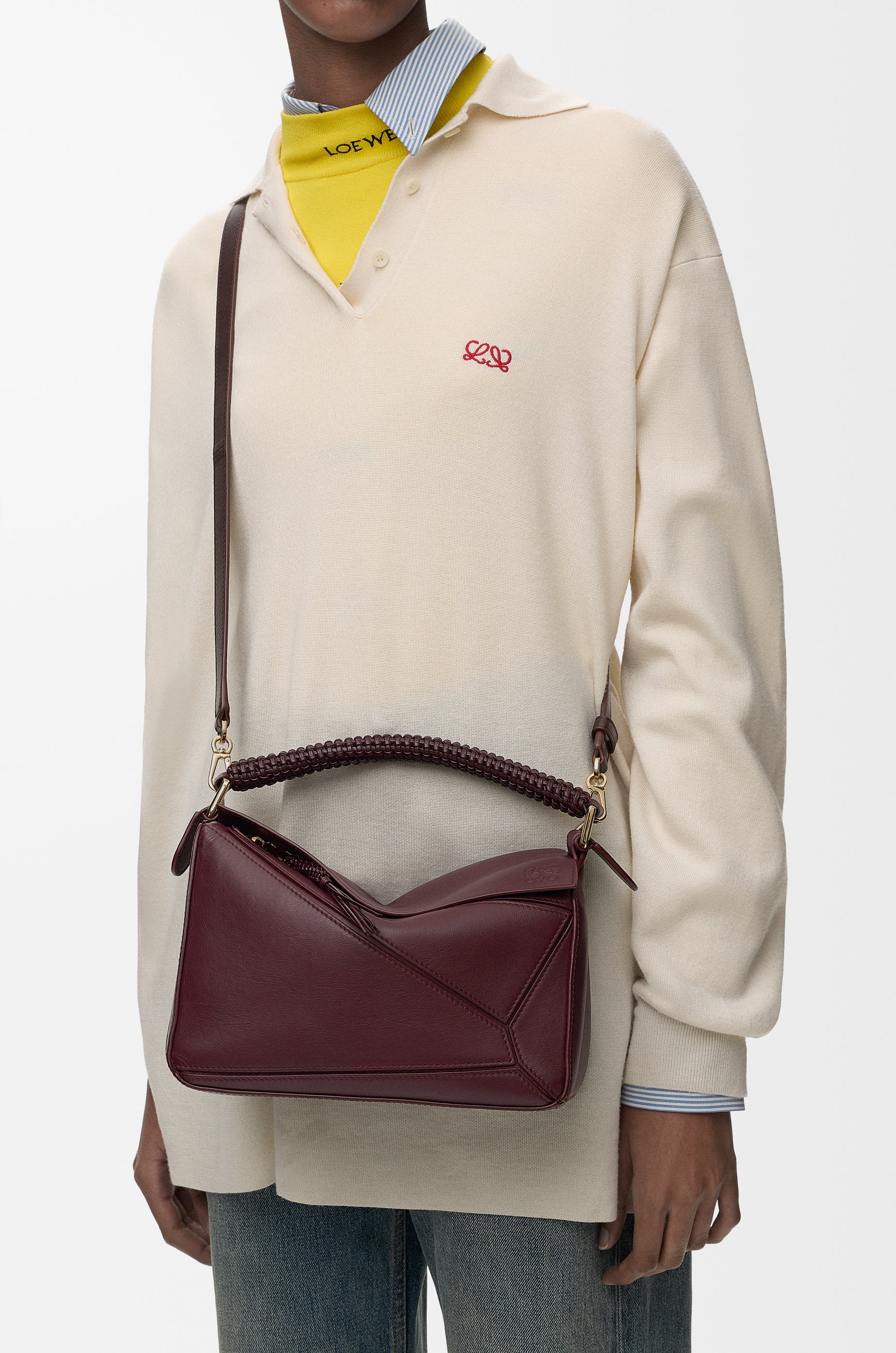 Loewe Small Puzzle bag in smooth calfskin and nappa lambskin
