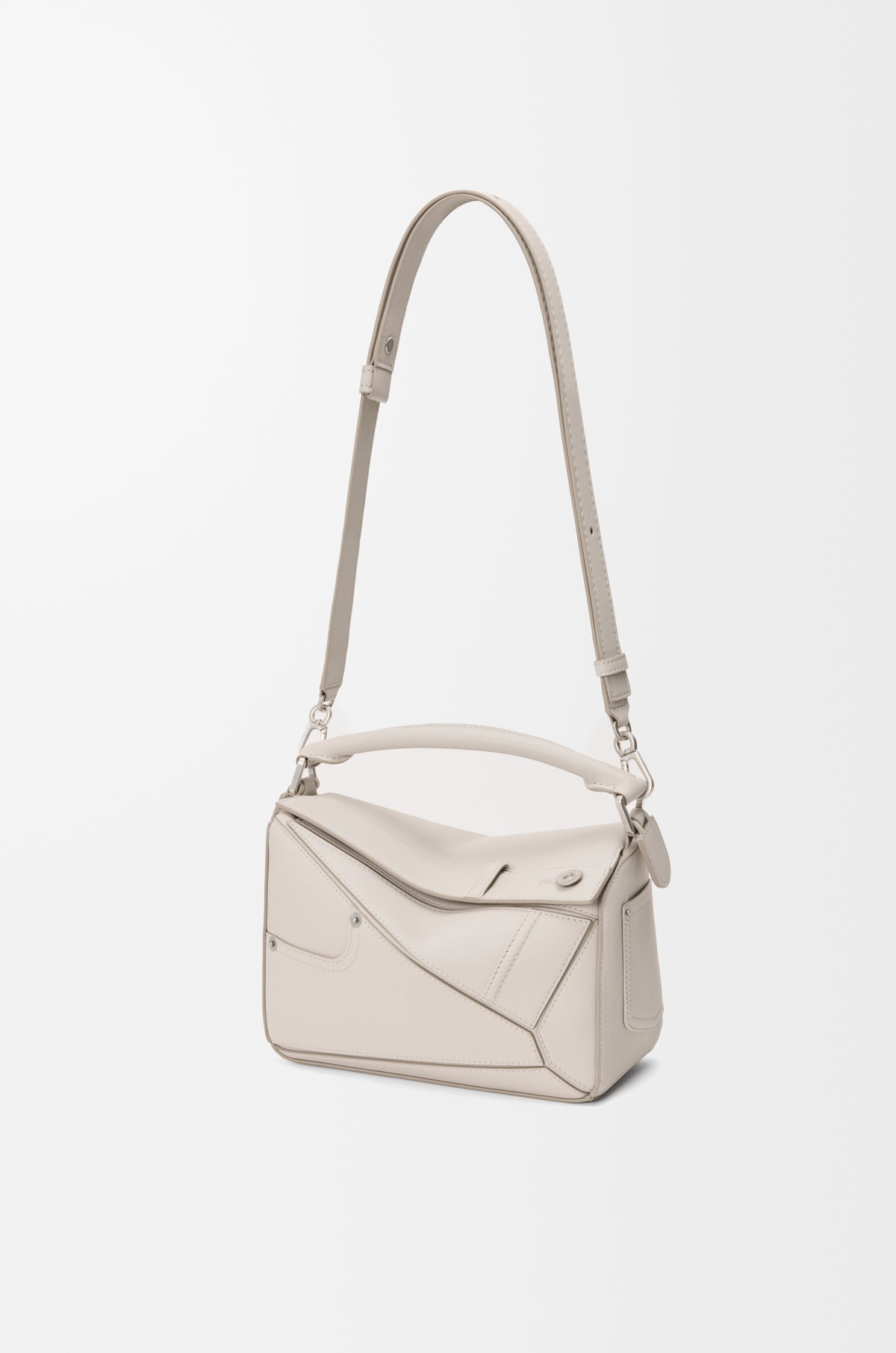 Loewe Panta small Puzzle bag in shiny calfskin