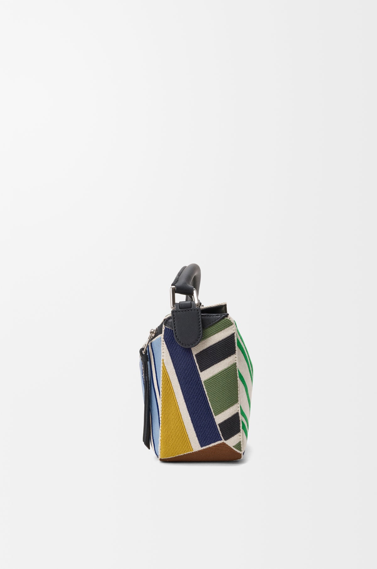 Loewe Small Puzzle bag in embroidered canvas