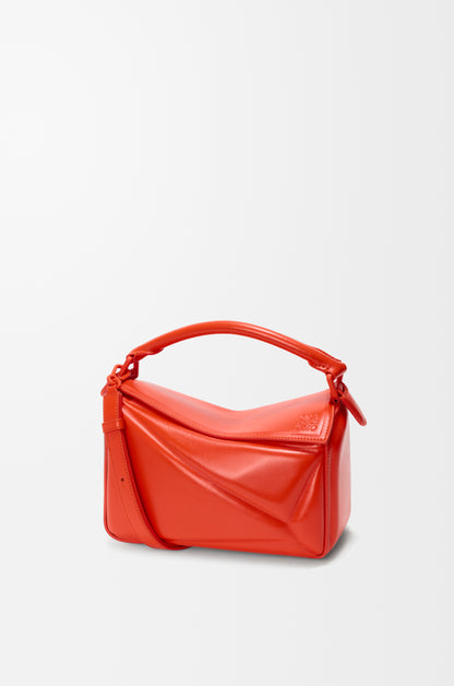 Loewe Small Puzzle Blown bag in glossy lambskin