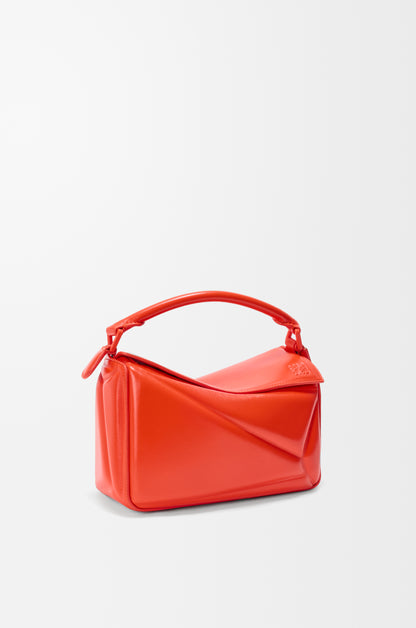 Loewe Small Puzzle Blown bag in glossy lambskin