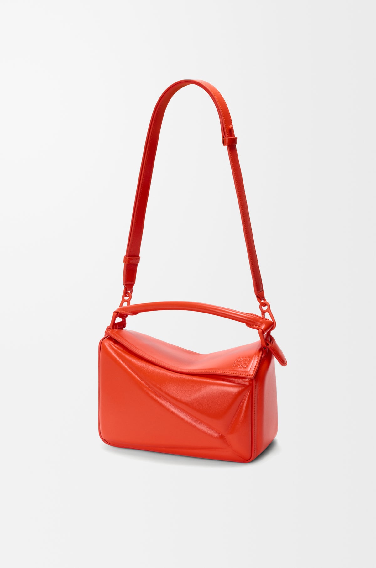 Loewe Small Puzzle Blown bag in glossy lambskin