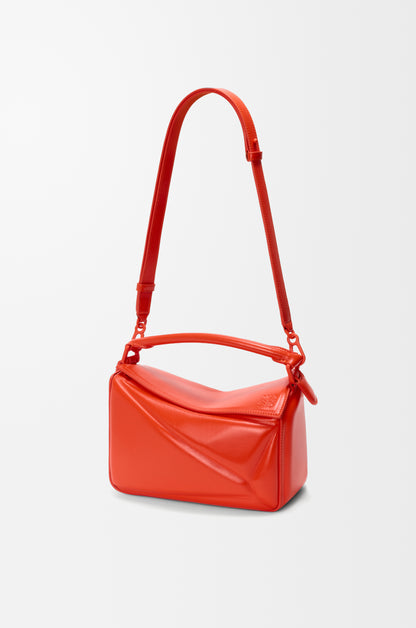 Loewe Small Puzzle Blown bag in glossy lambskin