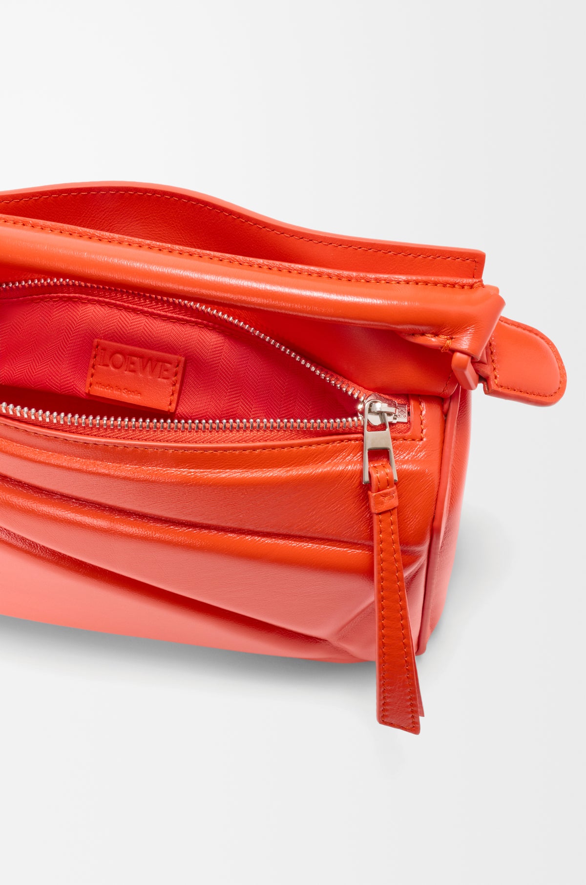Loewe Small Puzzle Blown bag in glossy lambskin