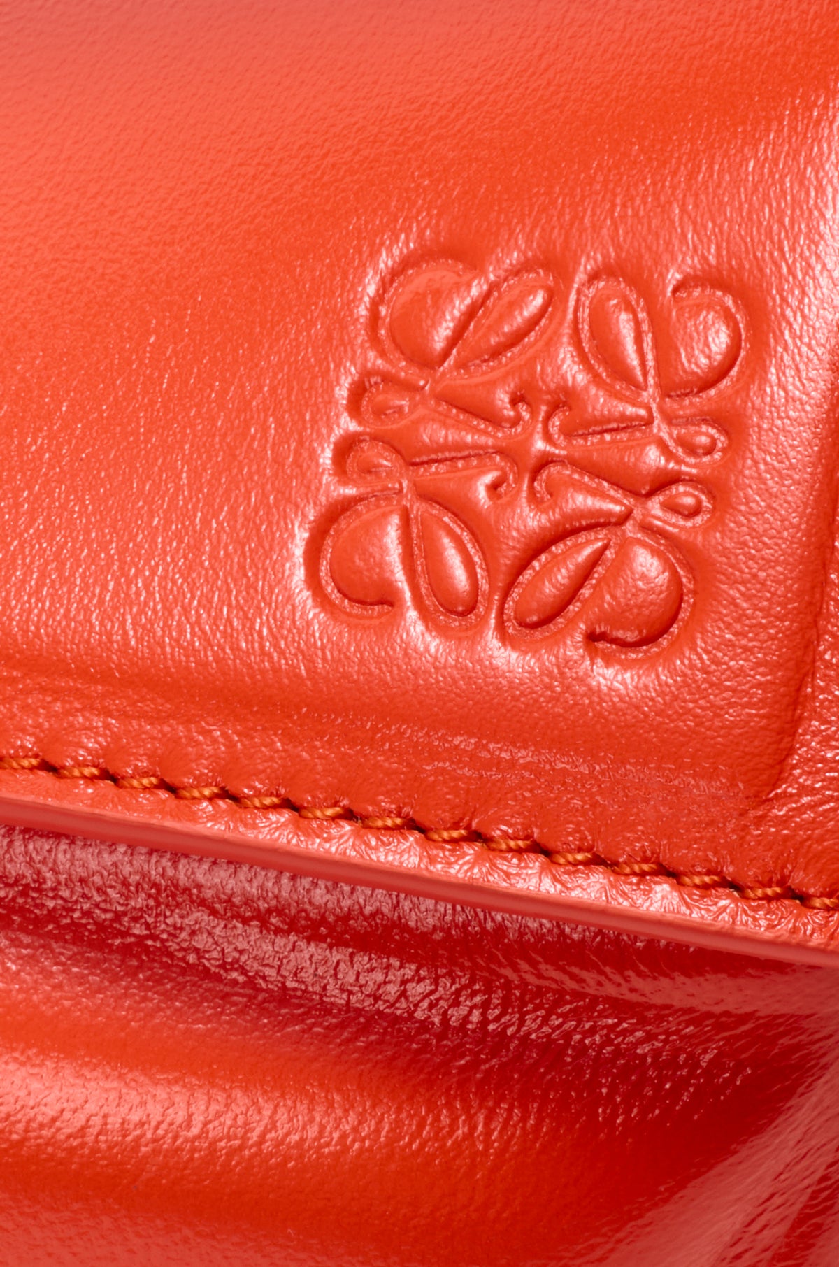 Loewe Small Puzzle Blown bag in glossy lambskin