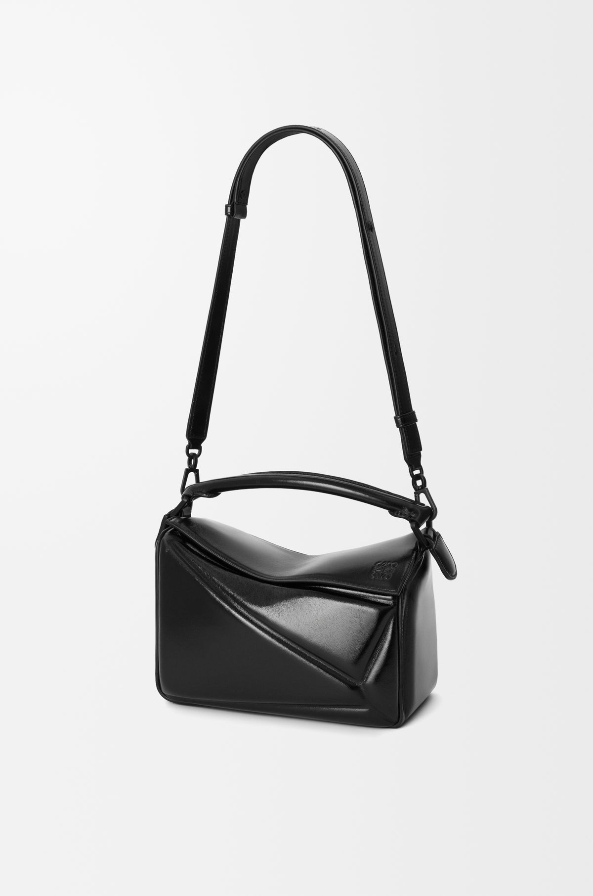 Loewe Small Puzzle Blown bag in glossy lambskin