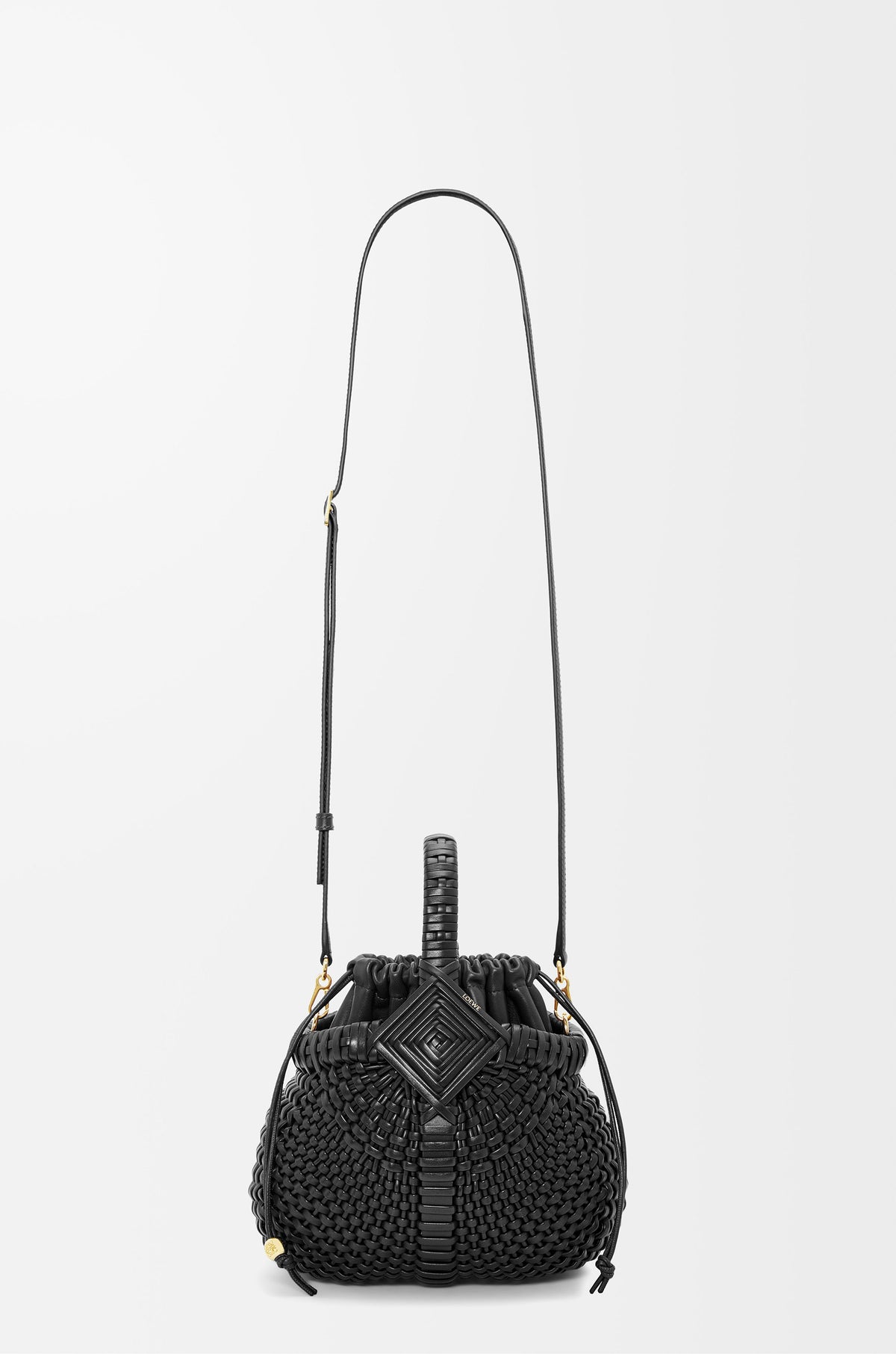 Loewe Mini Diamond Round Basket bag in calfskin