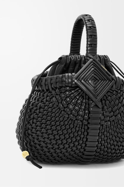 Loewe Mini Diamond Round Basket bag in calfskin