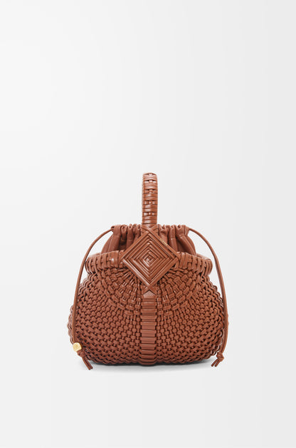 Loewe Mini Diamond Round Basket bag in calfskin