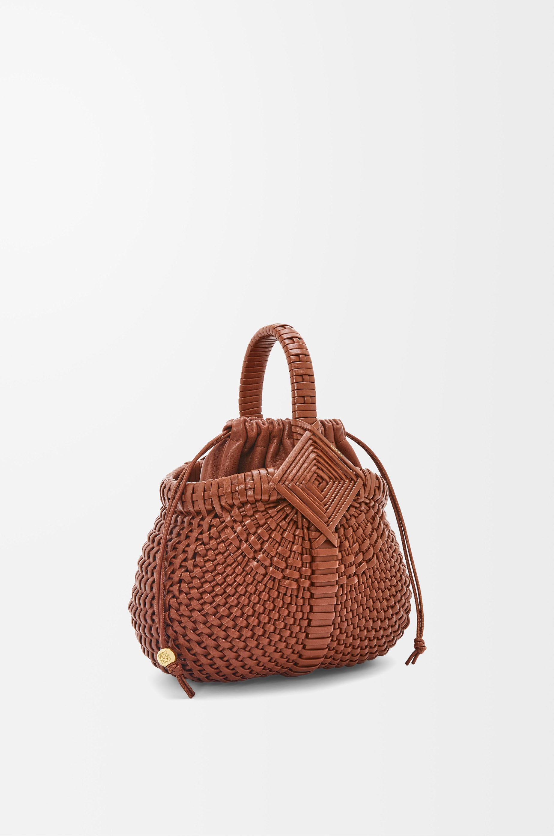 Loewe Mini Diamond Round Basket bag in calfskin