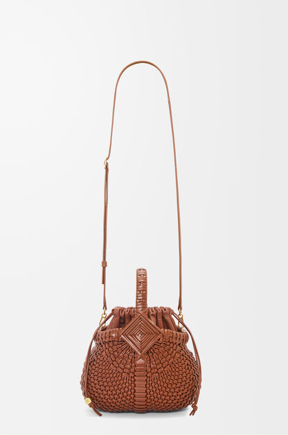 Loewe Mini Diamond Round Basket bag in calfskin