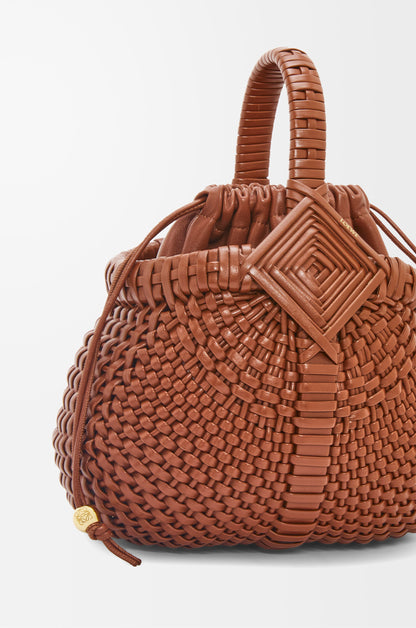 Loewe Mini Diamond Round Basket bag in calfskin