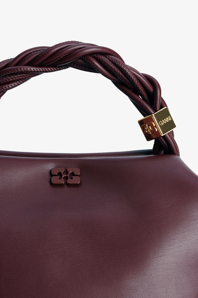 Ganni Burgundy Small Bou Bag