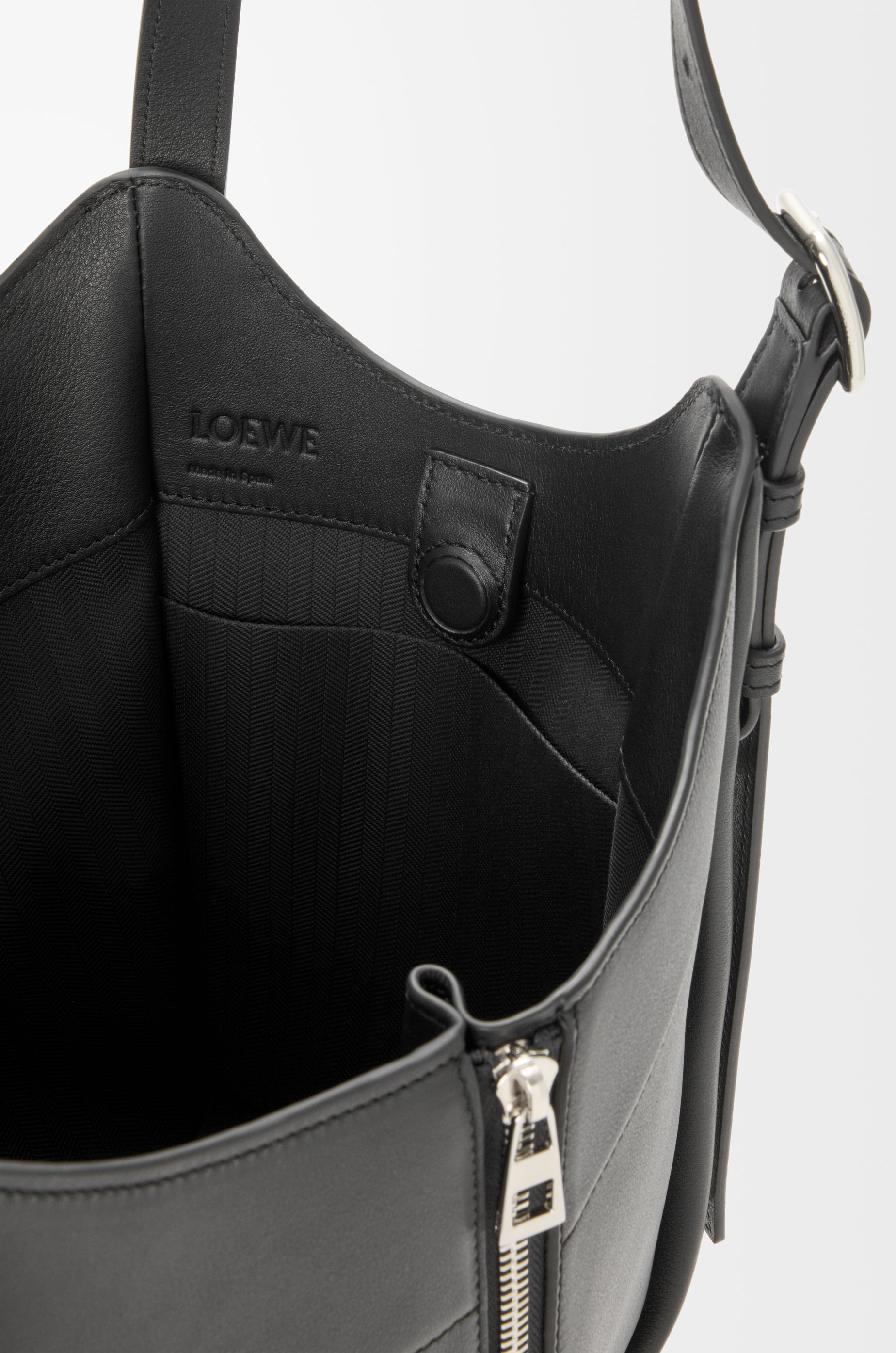 Loewe Hammock Flip bag in classic calfskin